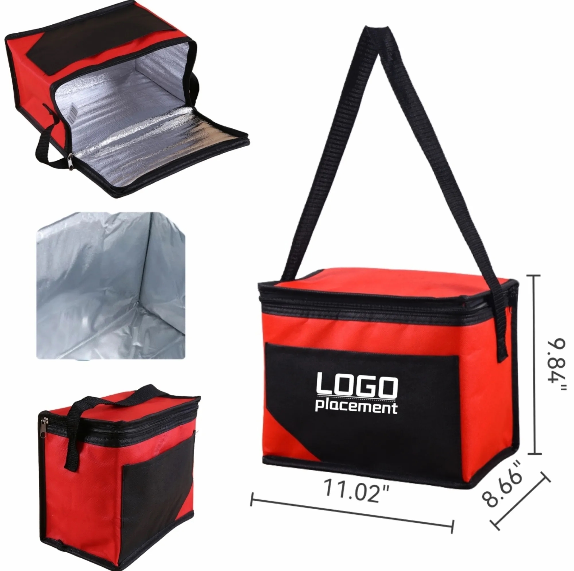 Portable Lunch Bag With Aluminum Foil 2