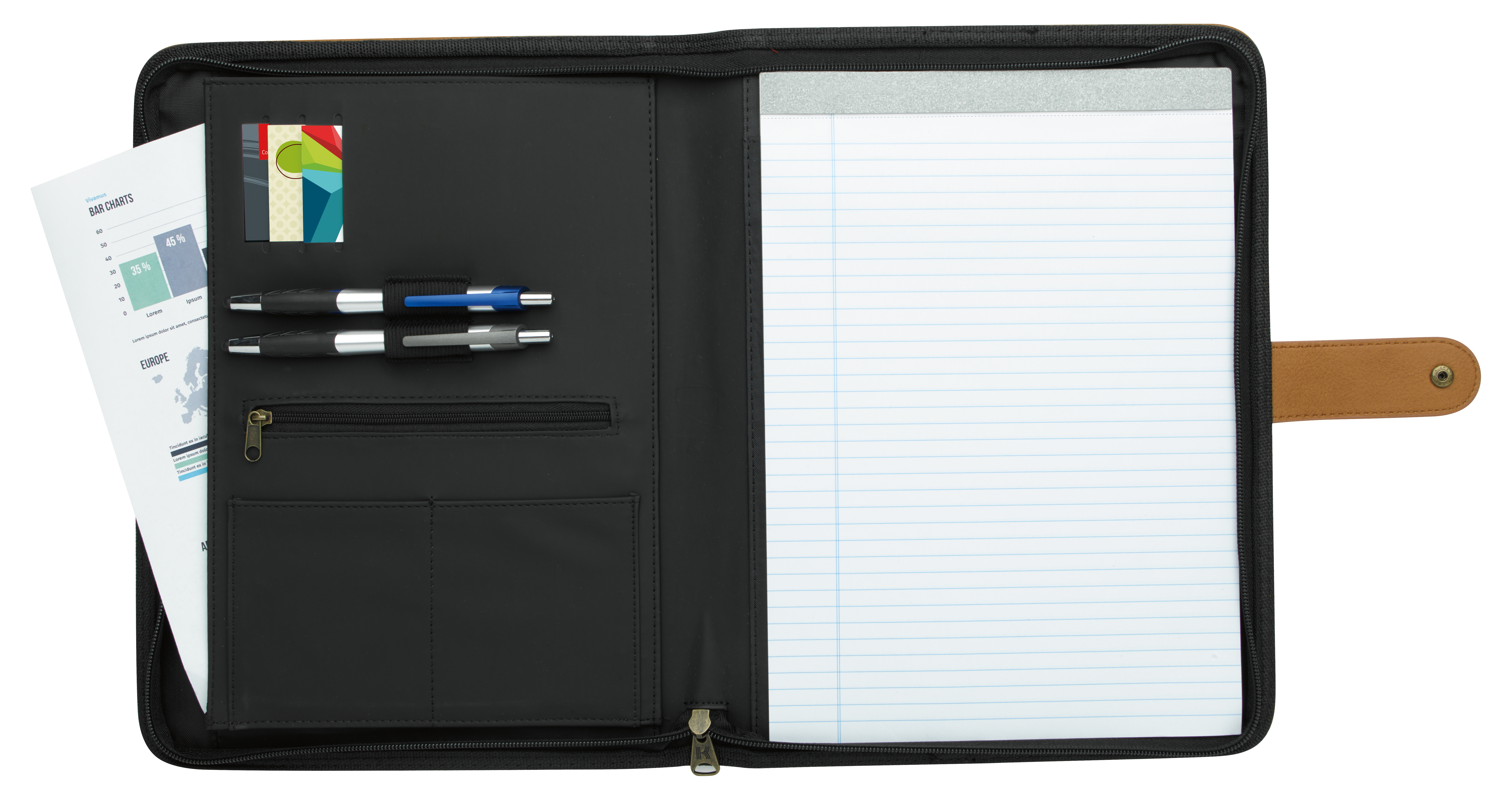 KAPSTON® Natisino Zippered Padfolio 6