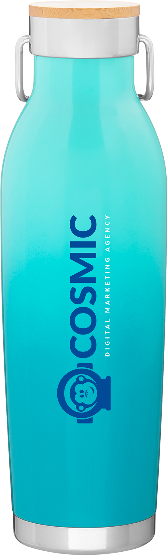 20.9 oz h2go wave, custom water bottle with logo imprint 13