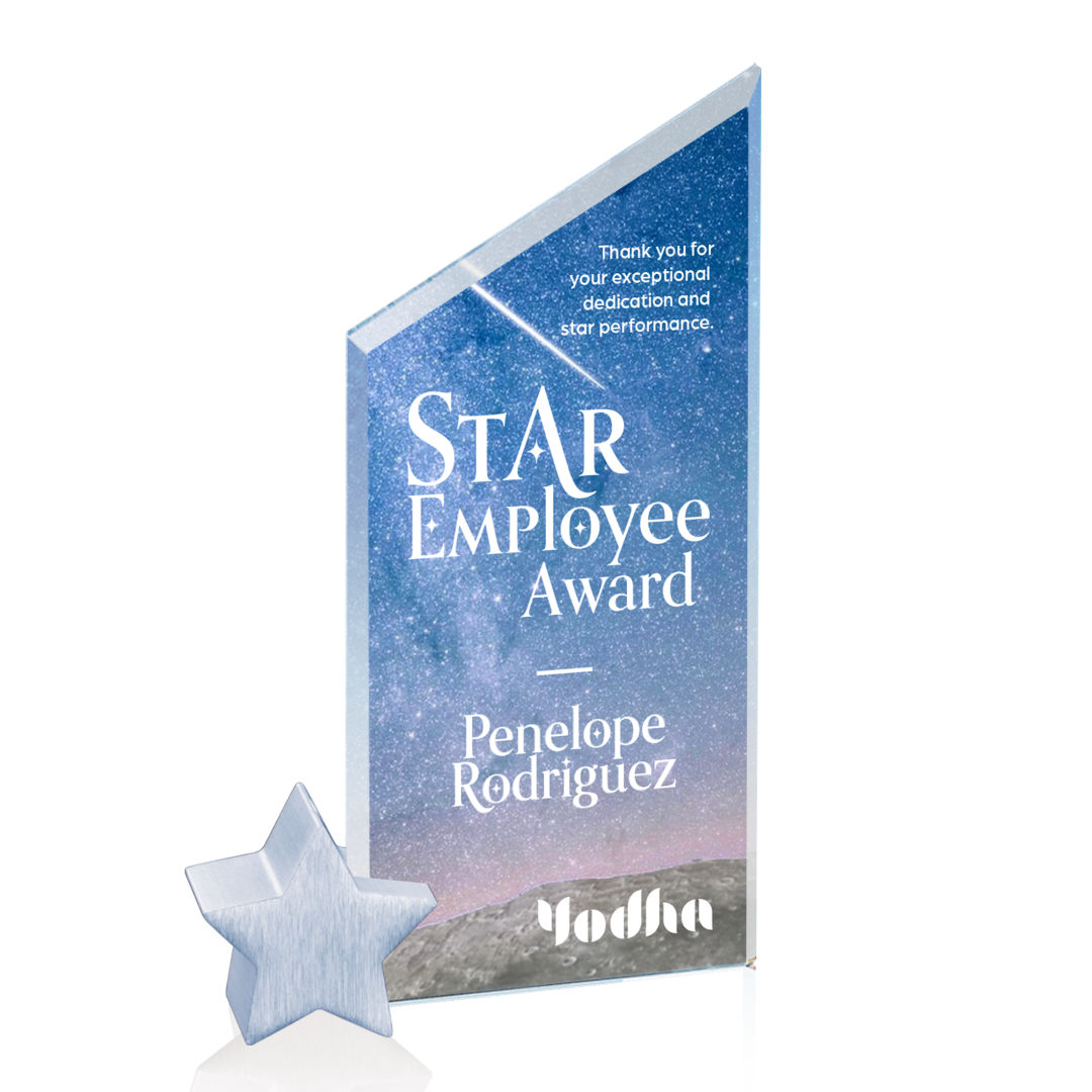 Cooper VividPrint™ Award - Starfire/Silver Star 5