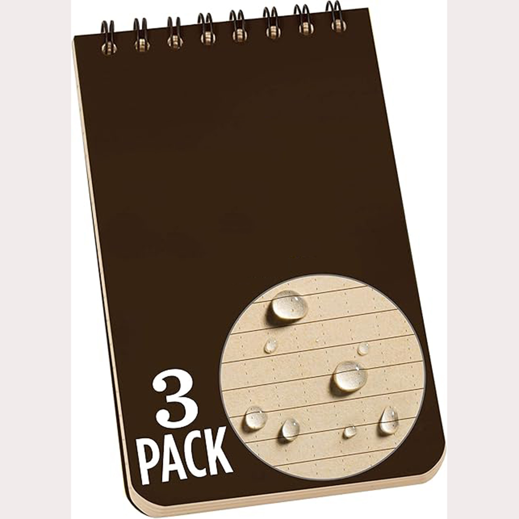Weatherproof Top Spiral Notebook 6