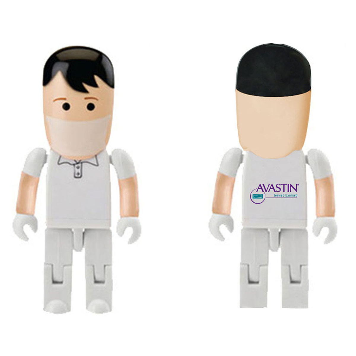 Doctor, Nurse, Surgeon, Medical Personnel Shaped USB Drive With Moveable Legs And Arms 3
