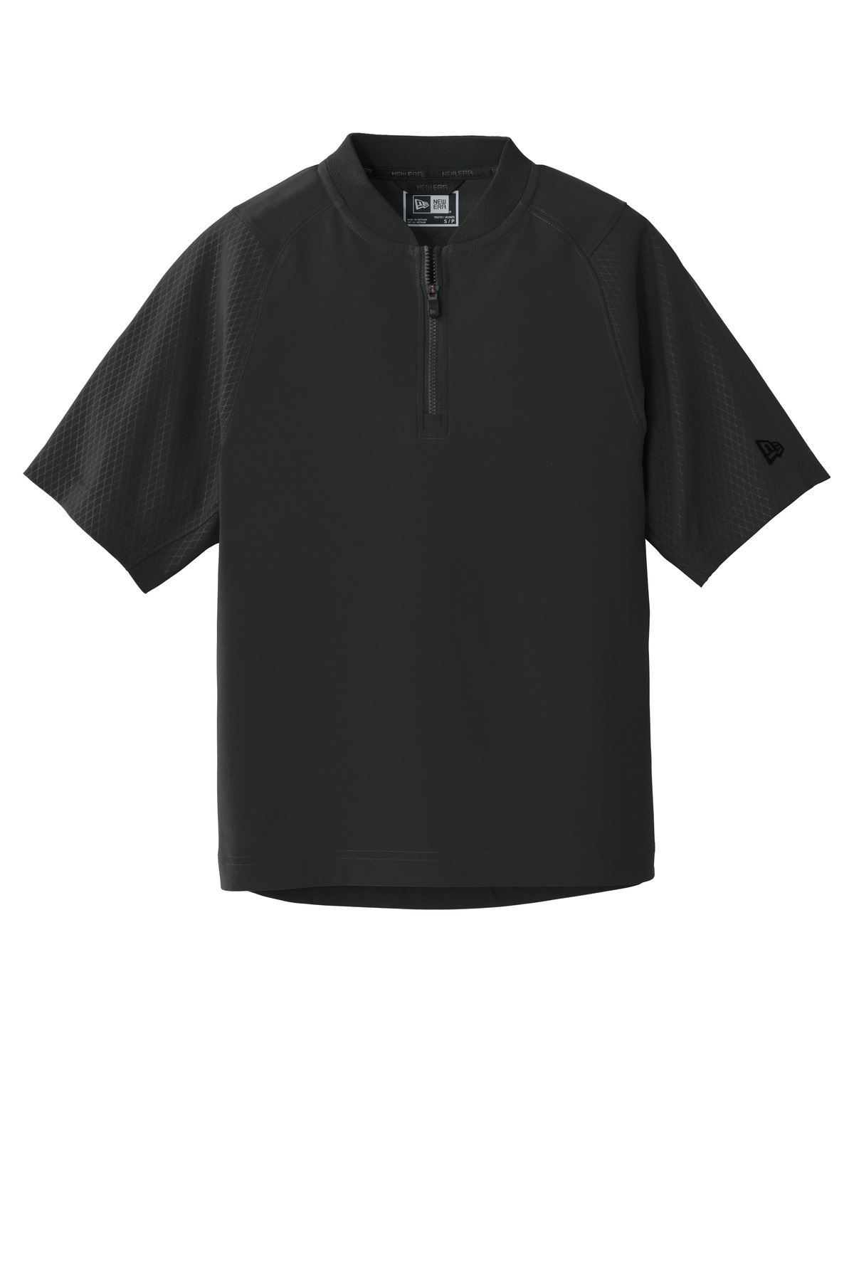 New Era Youth Cage Short Sleeve 1/4-Zip Jacket. YNEA600 18
