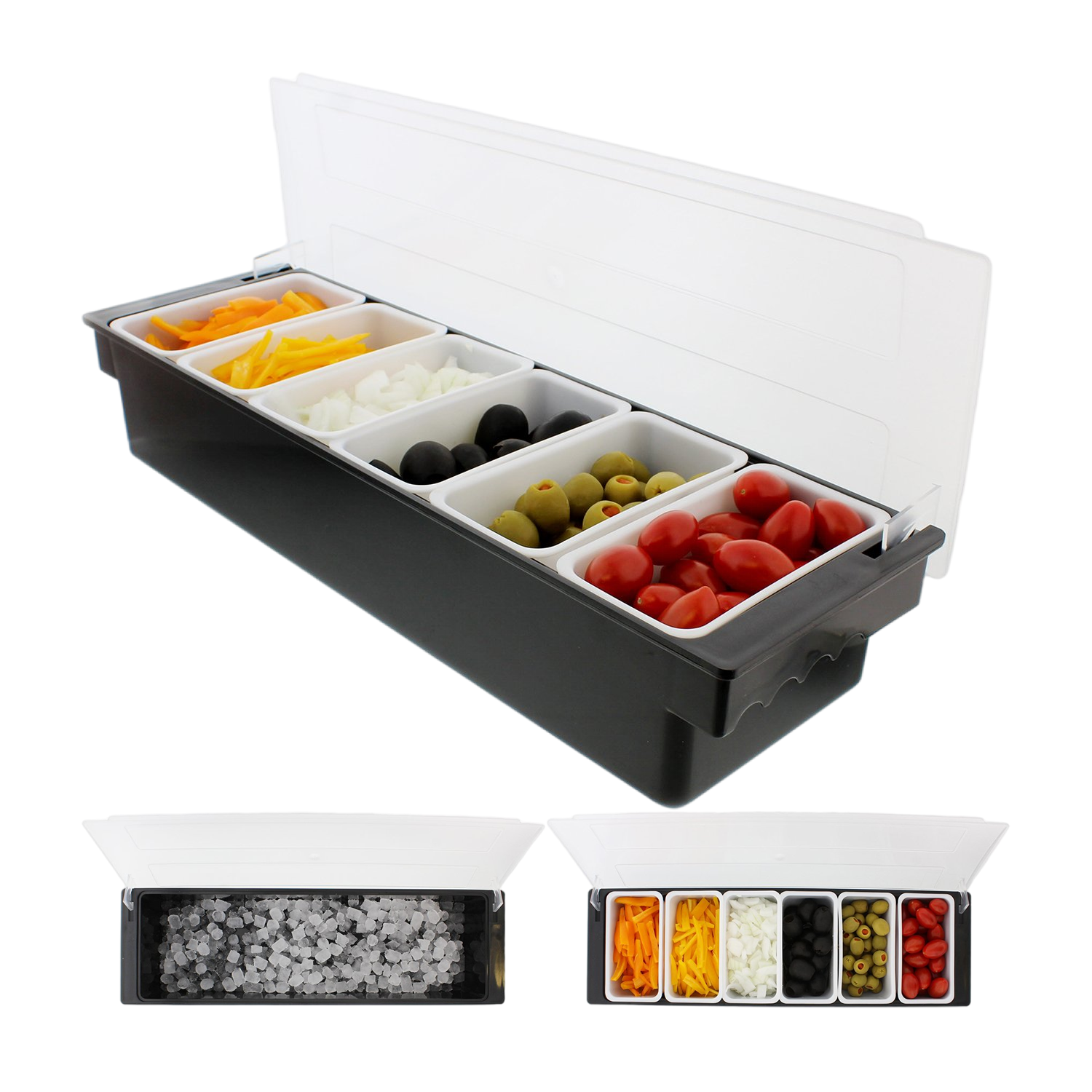 Six Grids Fruit Salad Platter 3