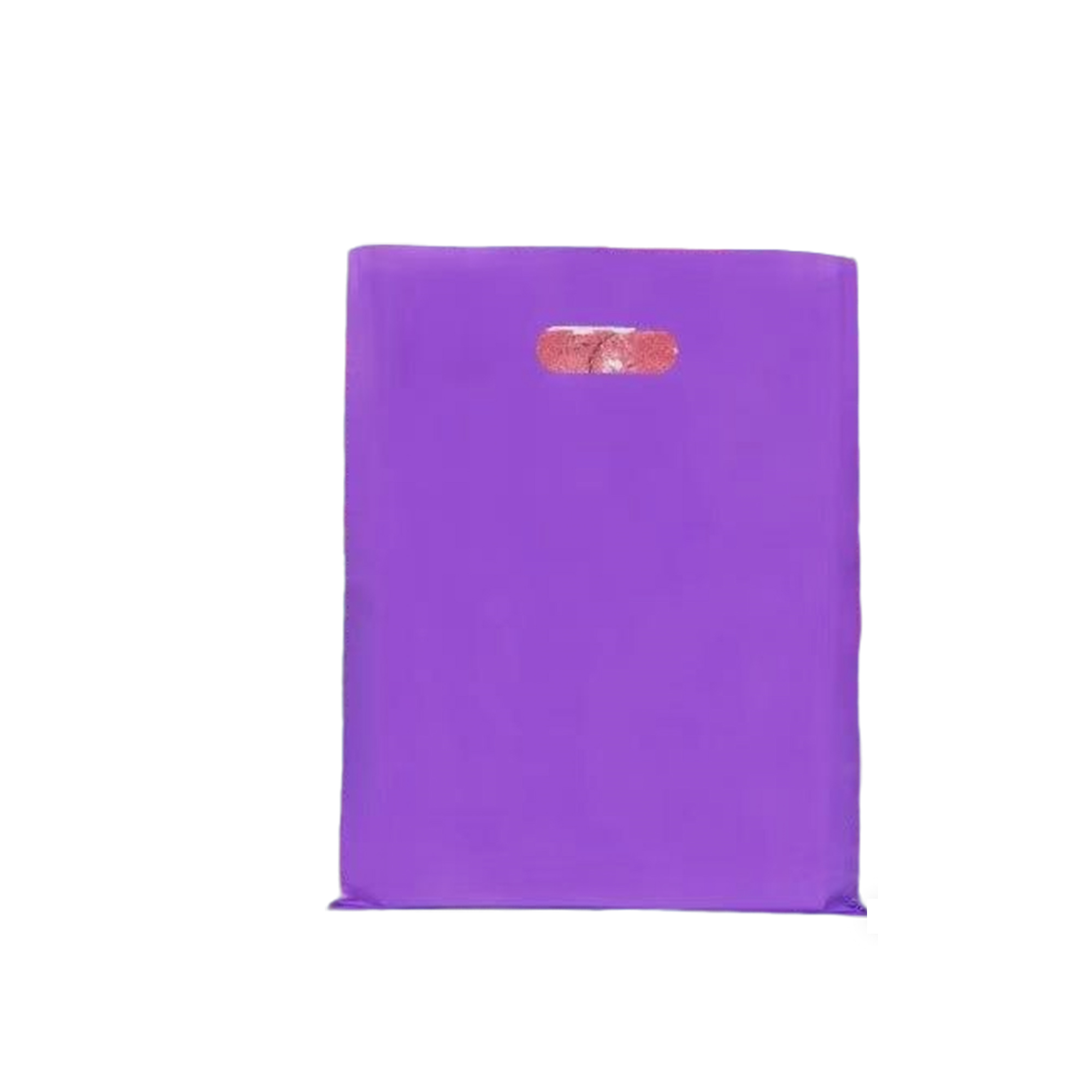 Plastic Die Cut Handle Bag 10" x 14" Durable PE Carry 8