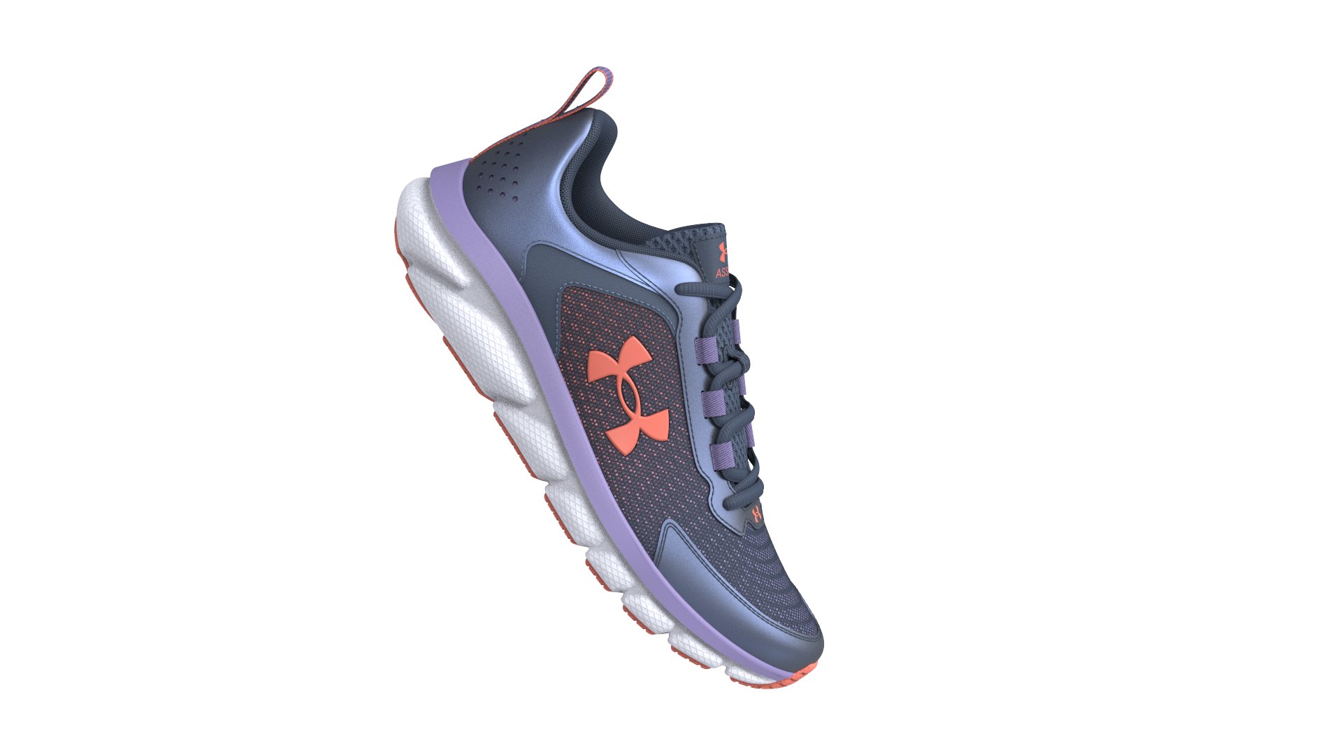 UA Assert 9 Pearl Girls' Grade School Running Shoes 4