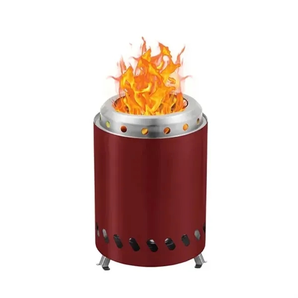 Outdoor Camping Fire Pit - Portable Steel Bonfire Ring 2