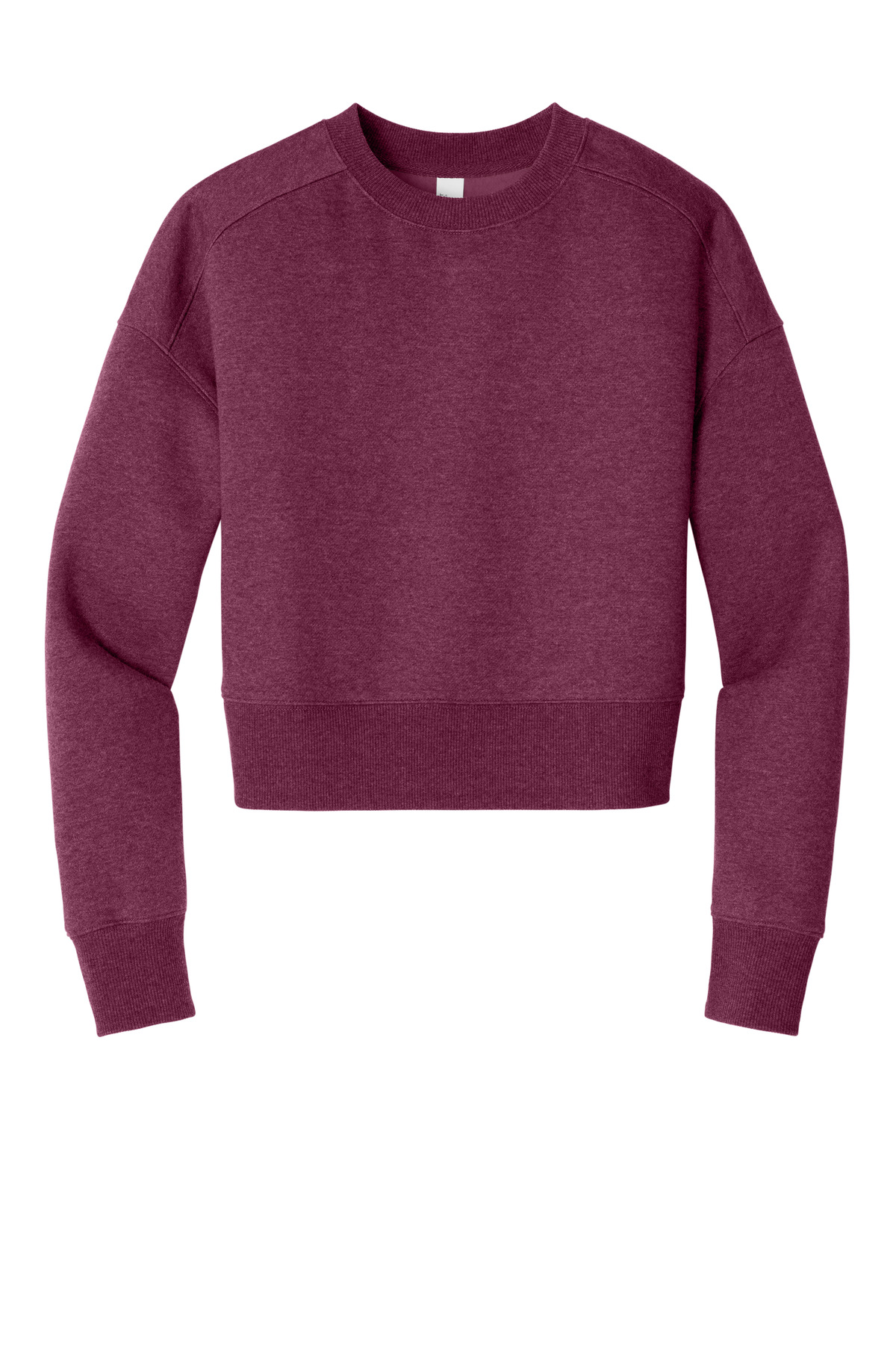 District Women's Perfect Weight Fleece Cropped Crew DT1105 48
