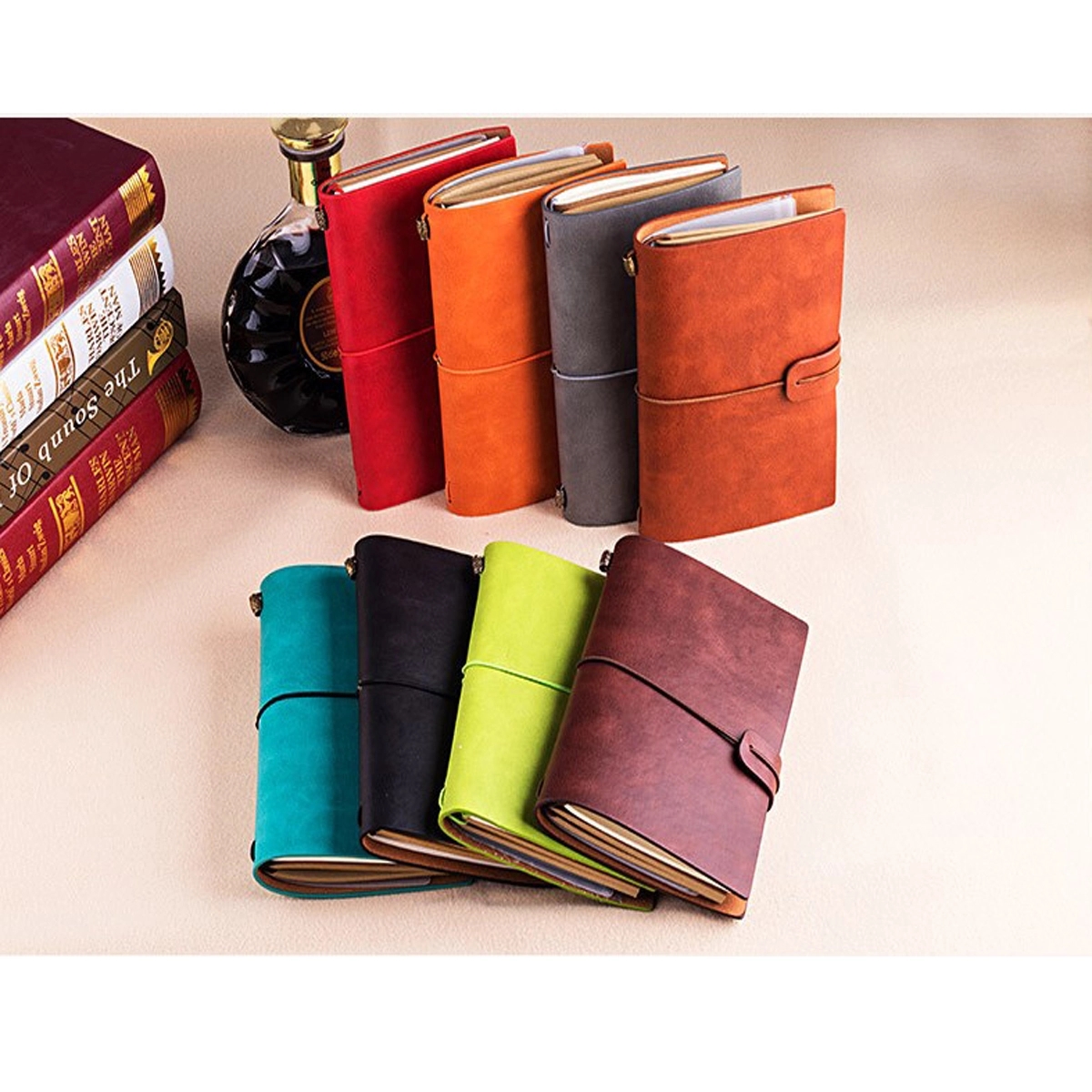 A 6 Leather Notebook Journal Diary 4