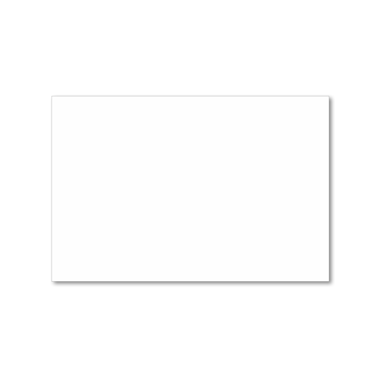 White Straight Edge Placemat 2