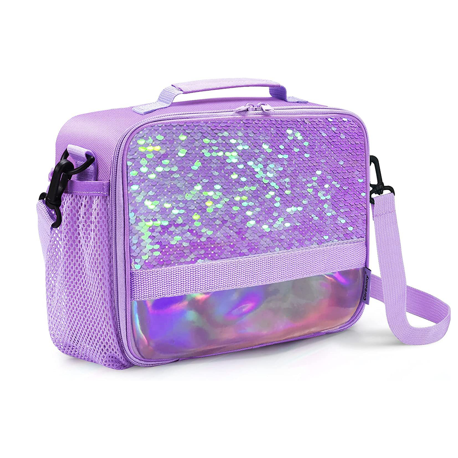 Kids 5L Insulated Polyester Lunch Bag w/ Bottle Holder 6