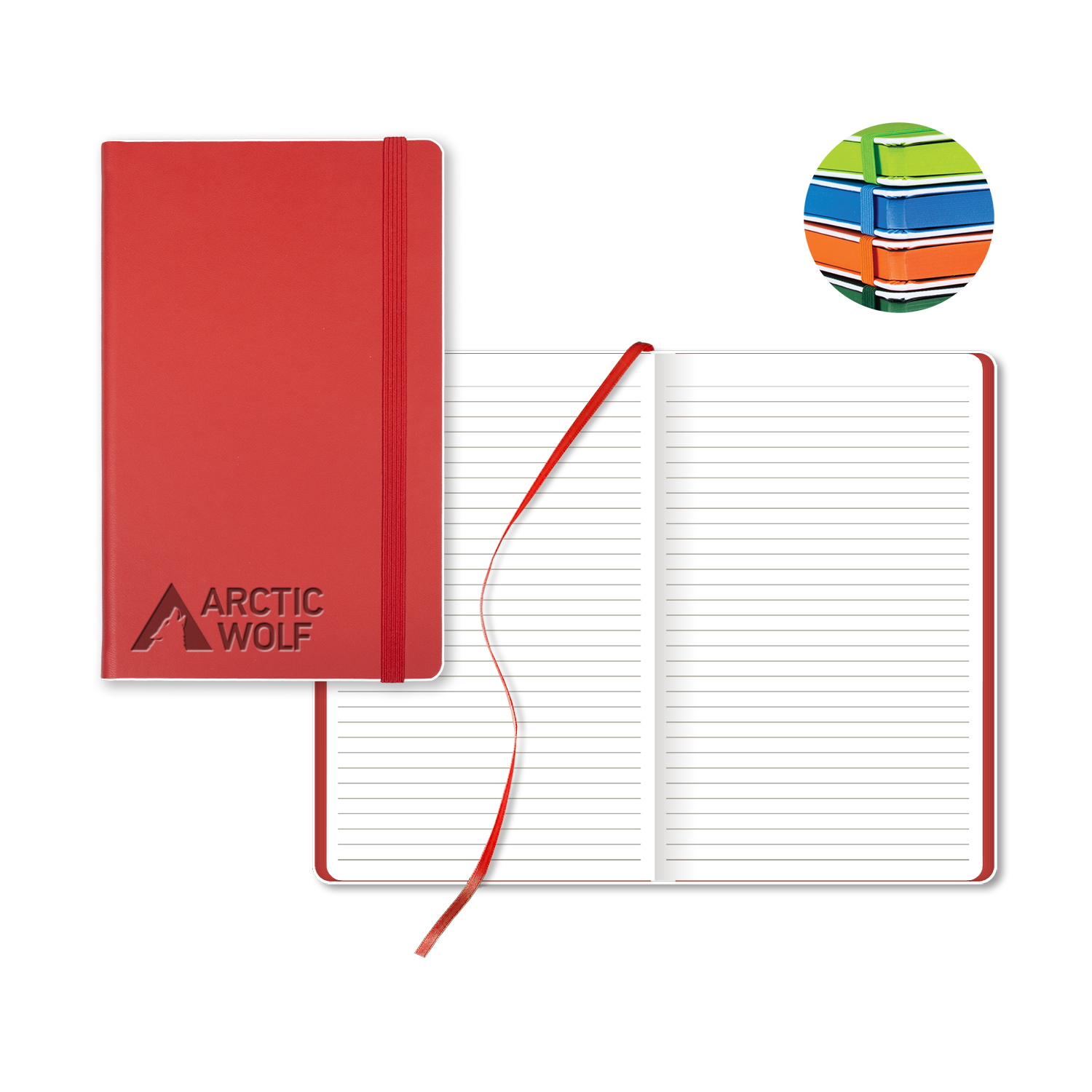 Castelli Color Laser Medio Lined White Page Journal 2