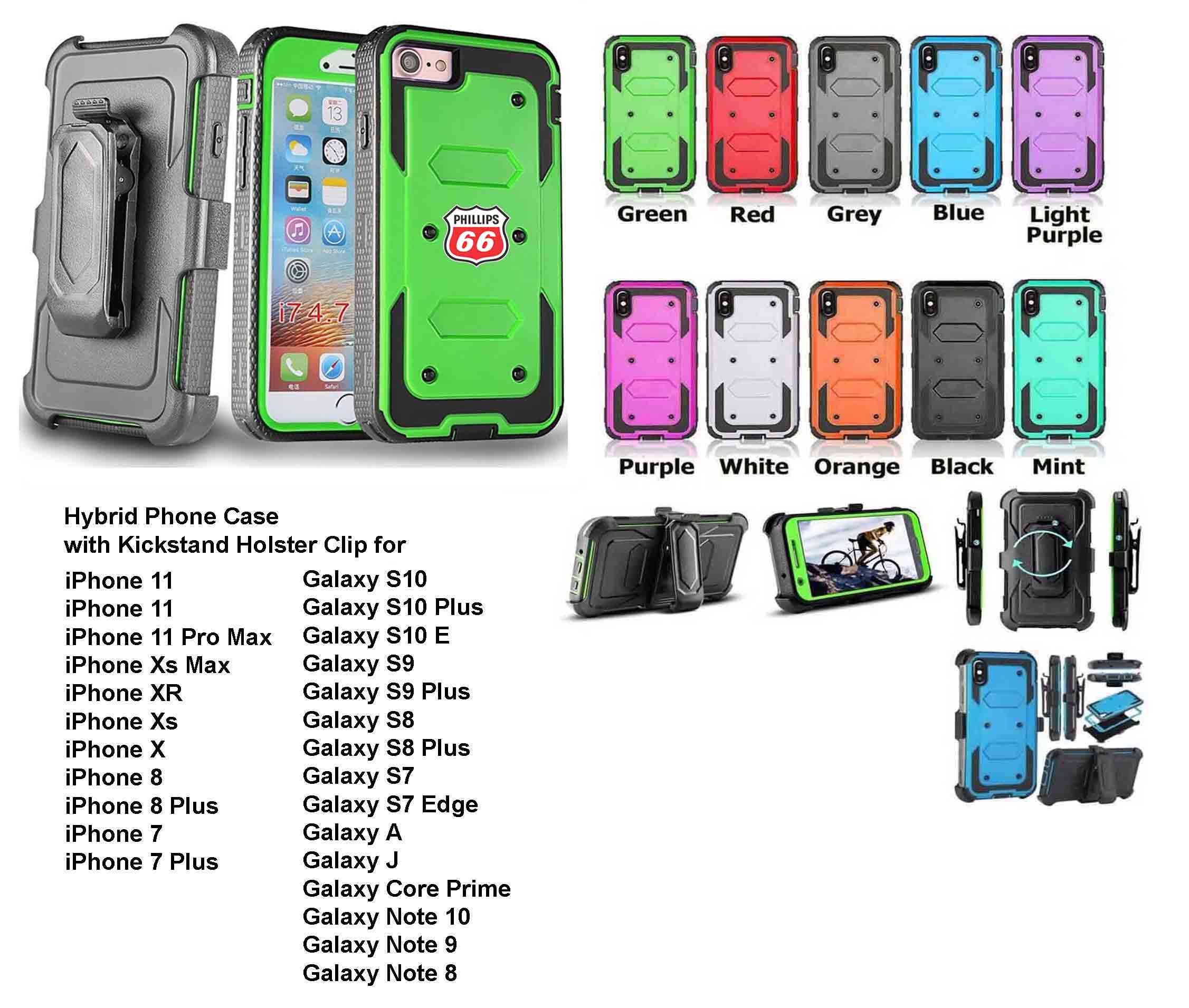 iBank ® Shockproof Case for Galaxy A Series A10e/A17/A16/A23/A32/A54 3