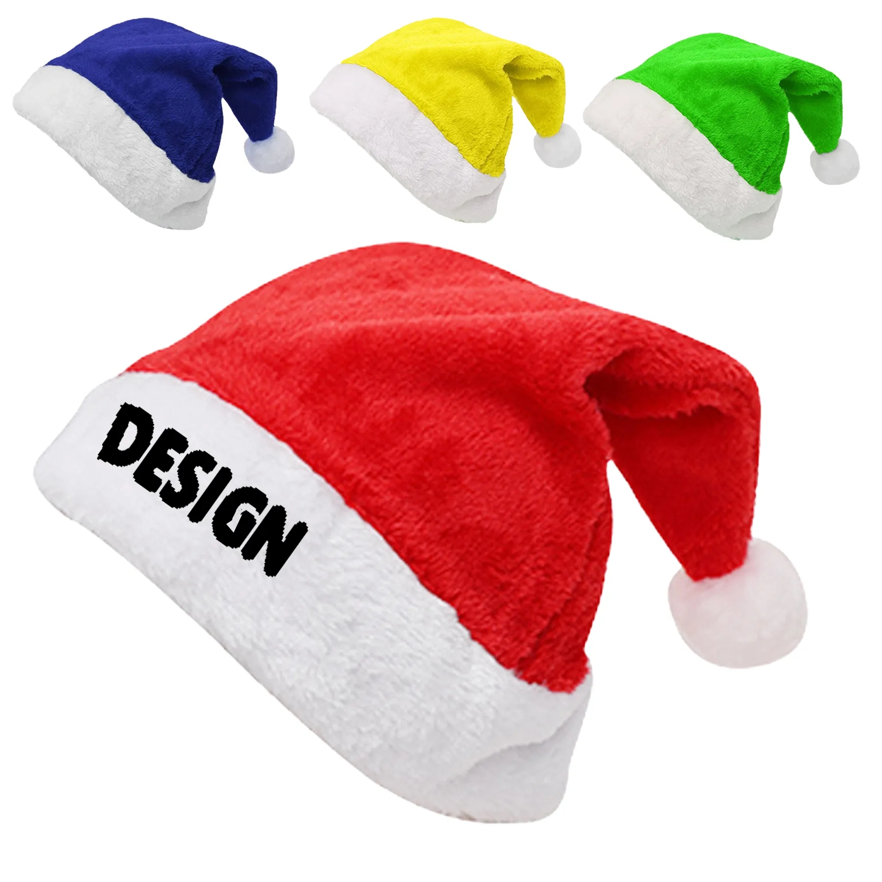 Embroidered Christmas Santa Hat 3