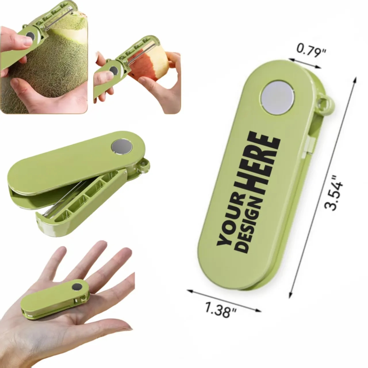 Portable Folding Fruit Knife & Peeler, Kitchen Tool 2
