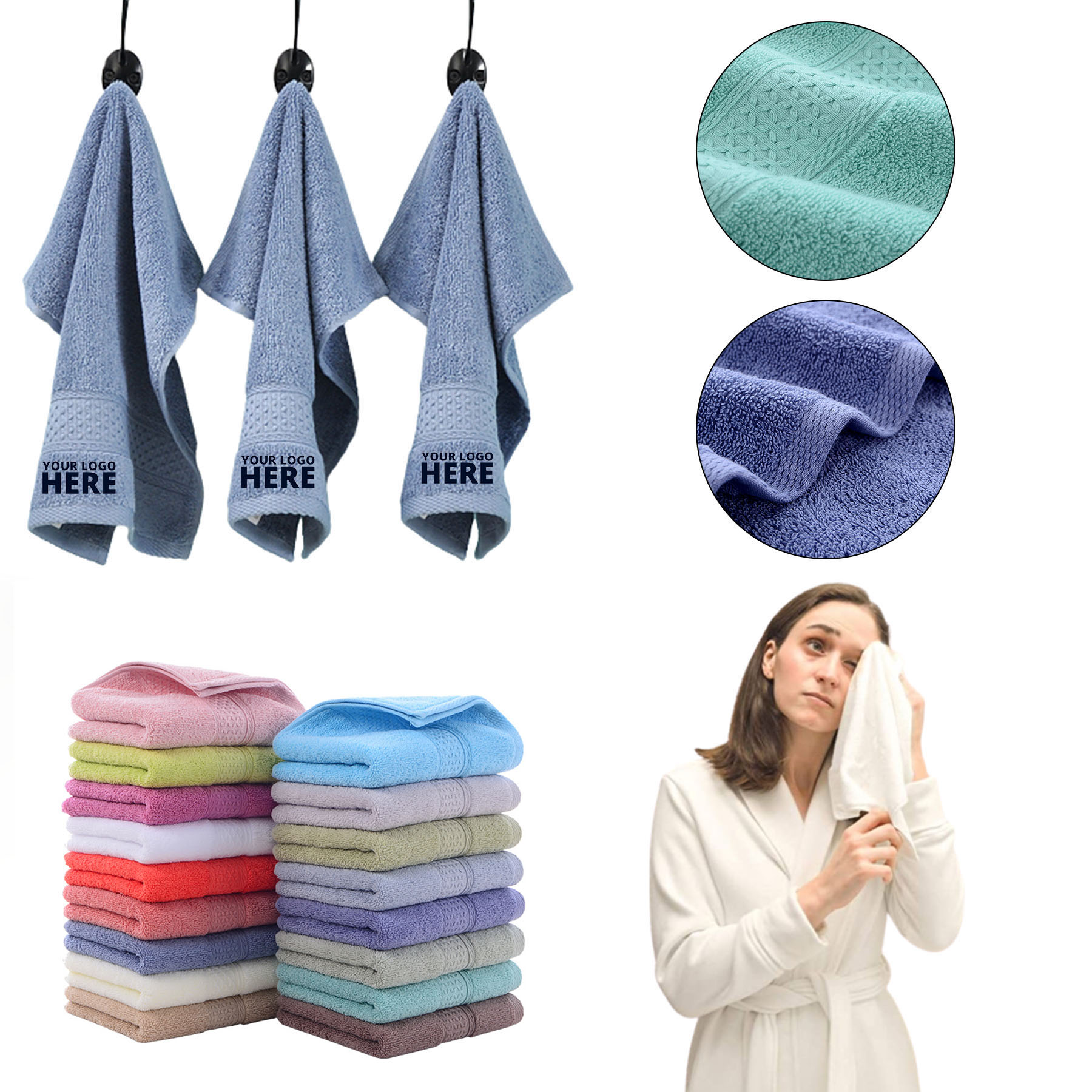 Cotton Wash Cloth Towel 2