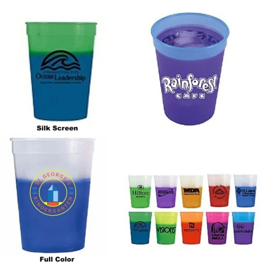 16 oz Custom Mood Color Changing Stadium Cup 2