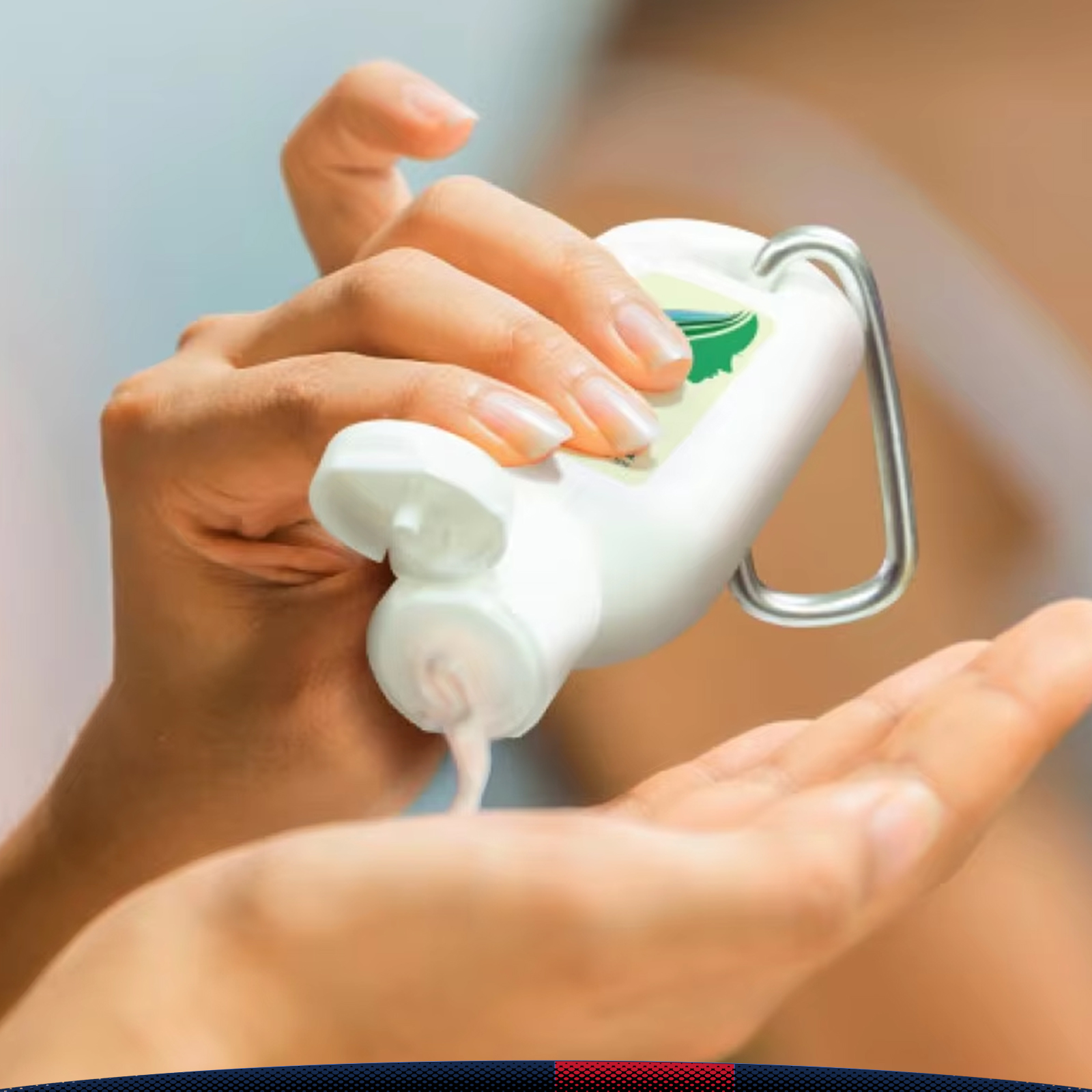 1.9 oz. Seth Clear Bottle SPF 30 Sunscreen with Carabiner 11