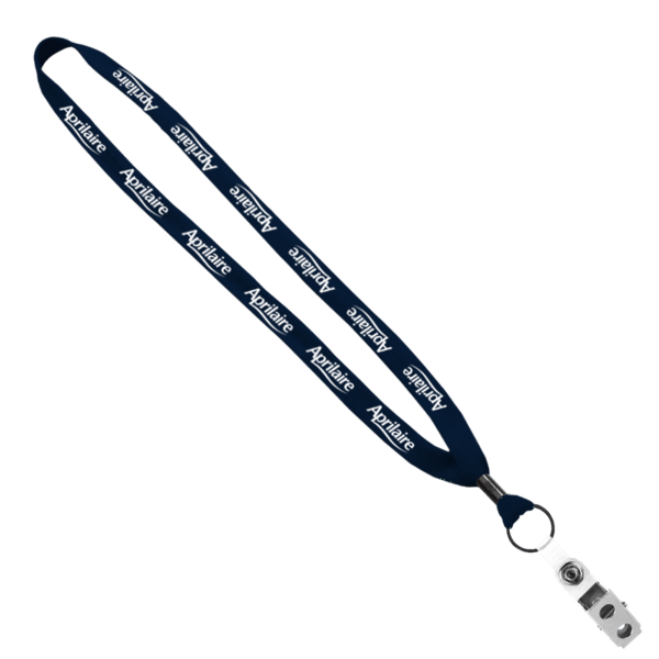 5/8" Polyester Shoelace Lanyard with Metal Crimp & Split-Ring 11