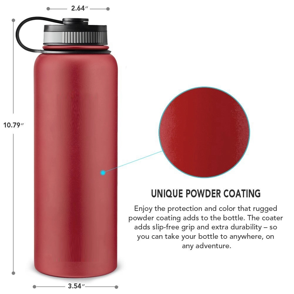 37Oz Vacuum Insulated Stainless Steel Sports Water Bottle 5