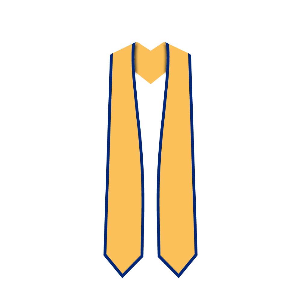 Honorary Graduation Stole - Full-Color Sublimation 60" 8