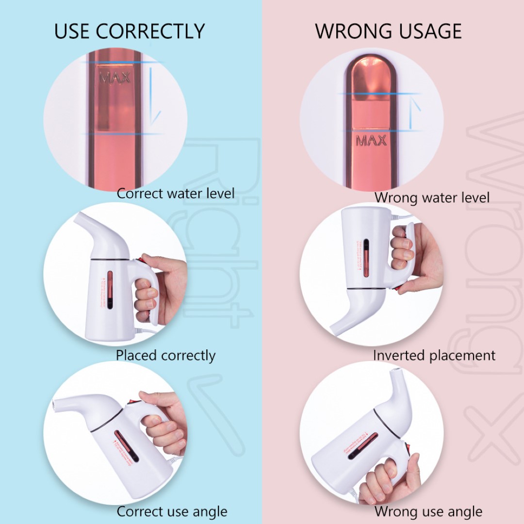 Portable Handheld Steamer For Clothes 3