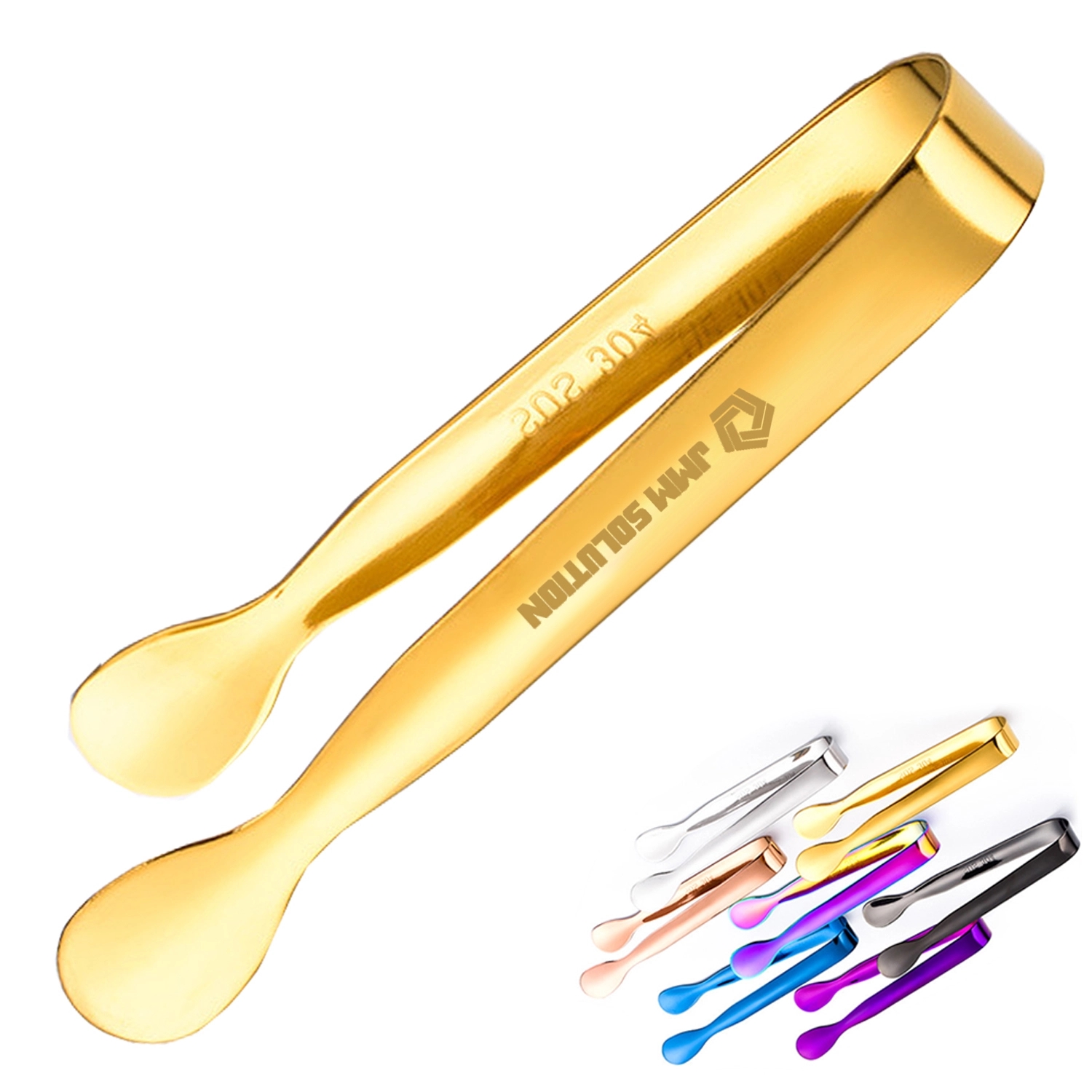 Stainless Steel Kitchen Ice Tongs 1