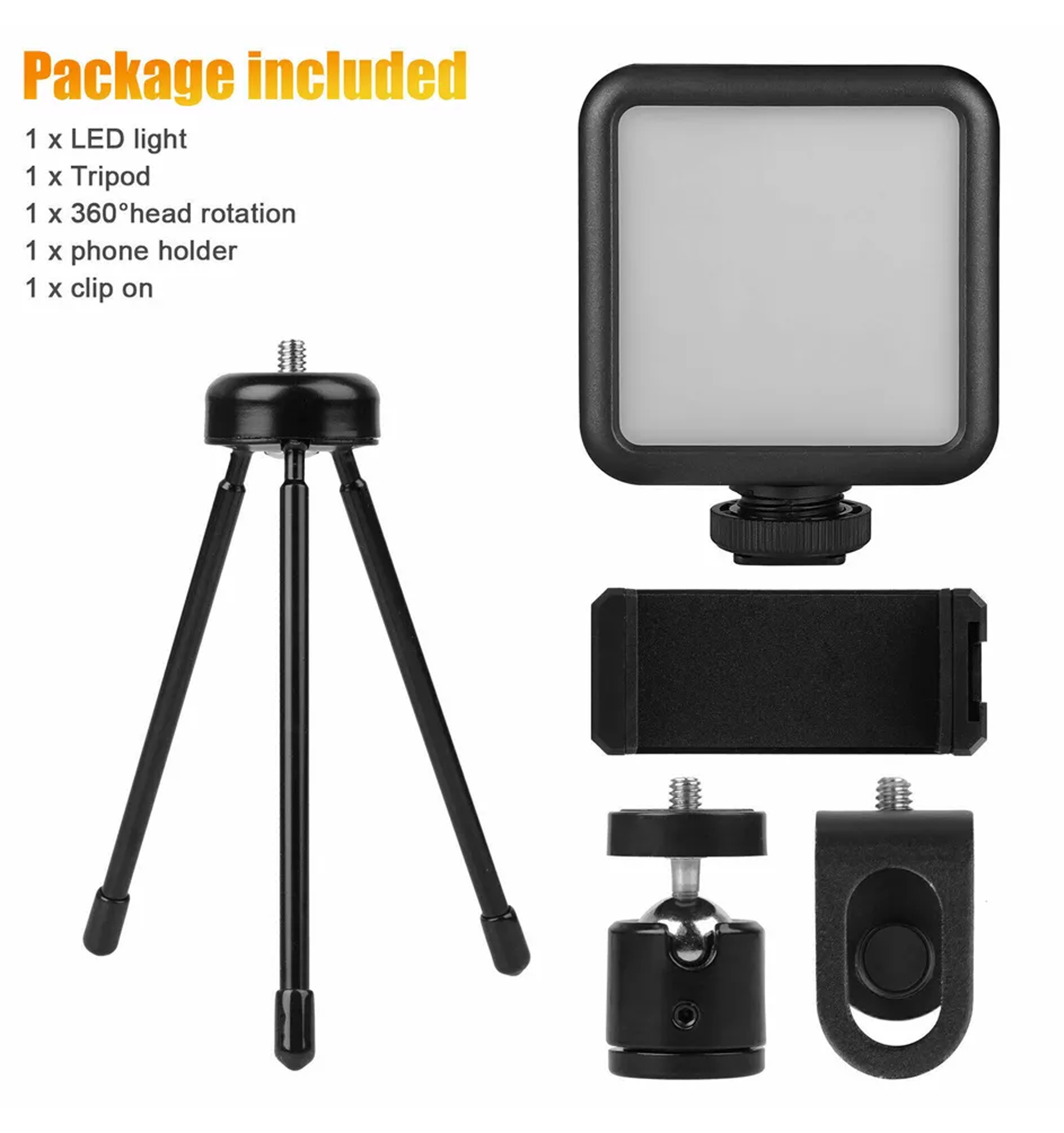 iBank ® Video Conference Lighting Kit LED Video Light for YouTube Tiktok 2