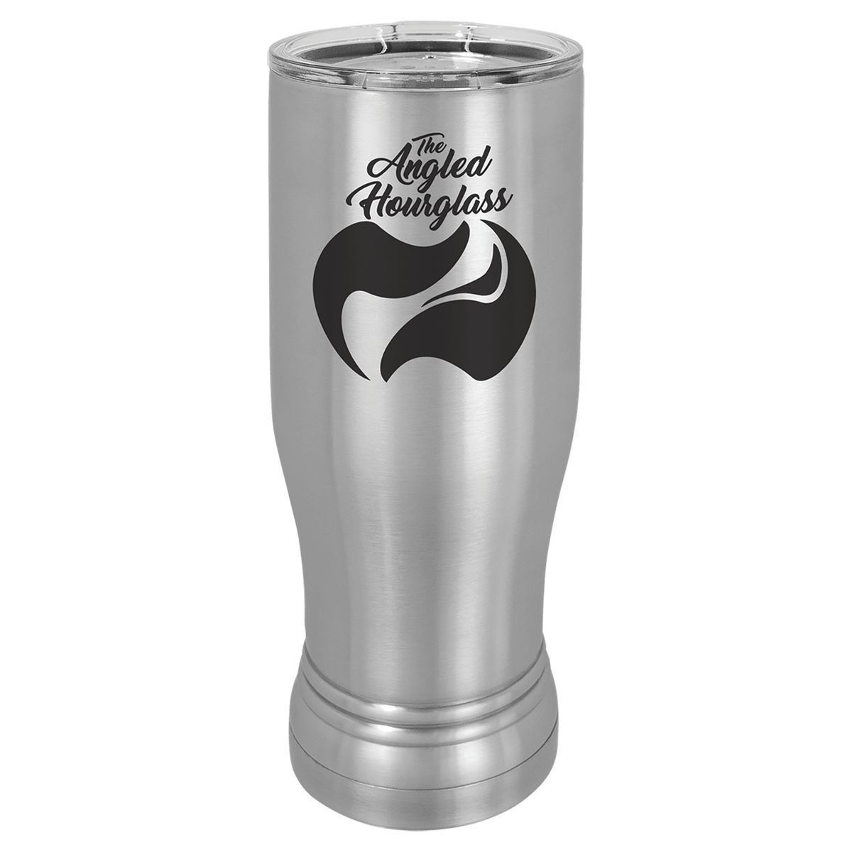 Stainless Steel 14 oz. Polar Camel Pilsner w/Clear Lid 3