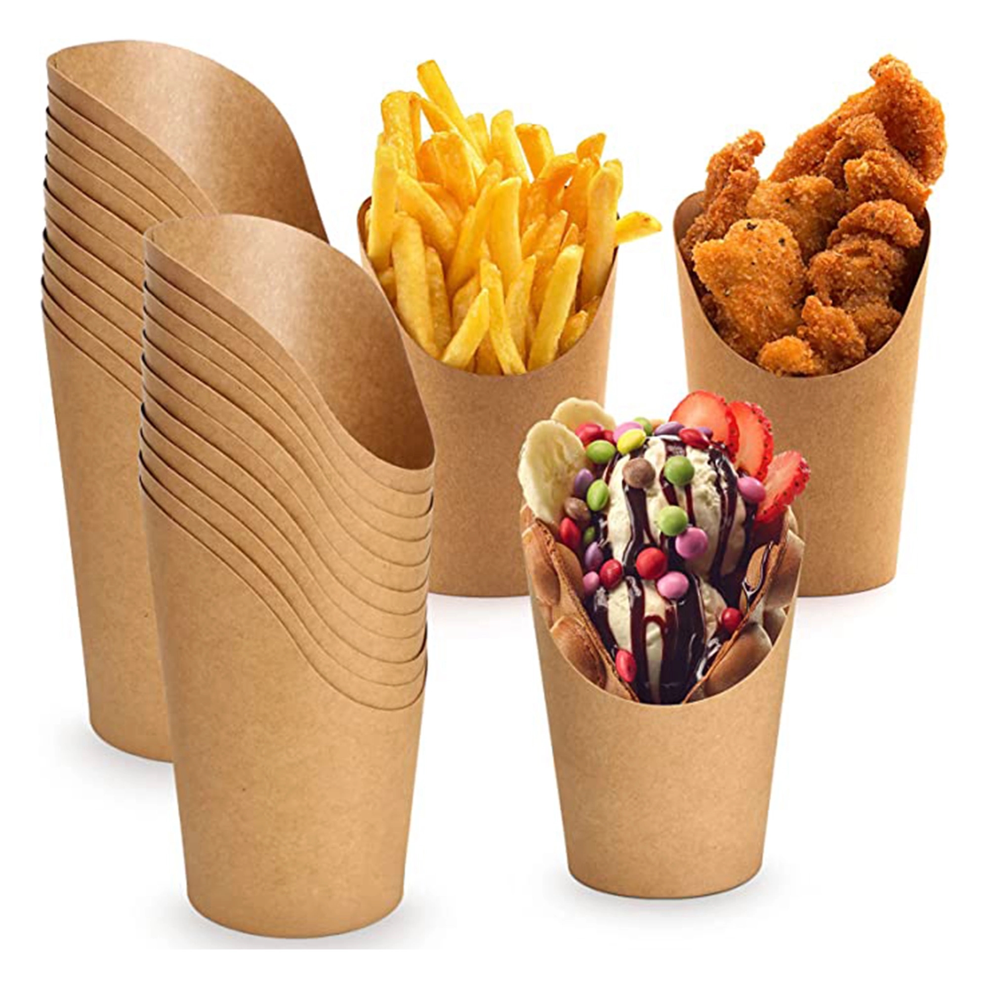 12Oz Disposable Paper French Fries Cup 3