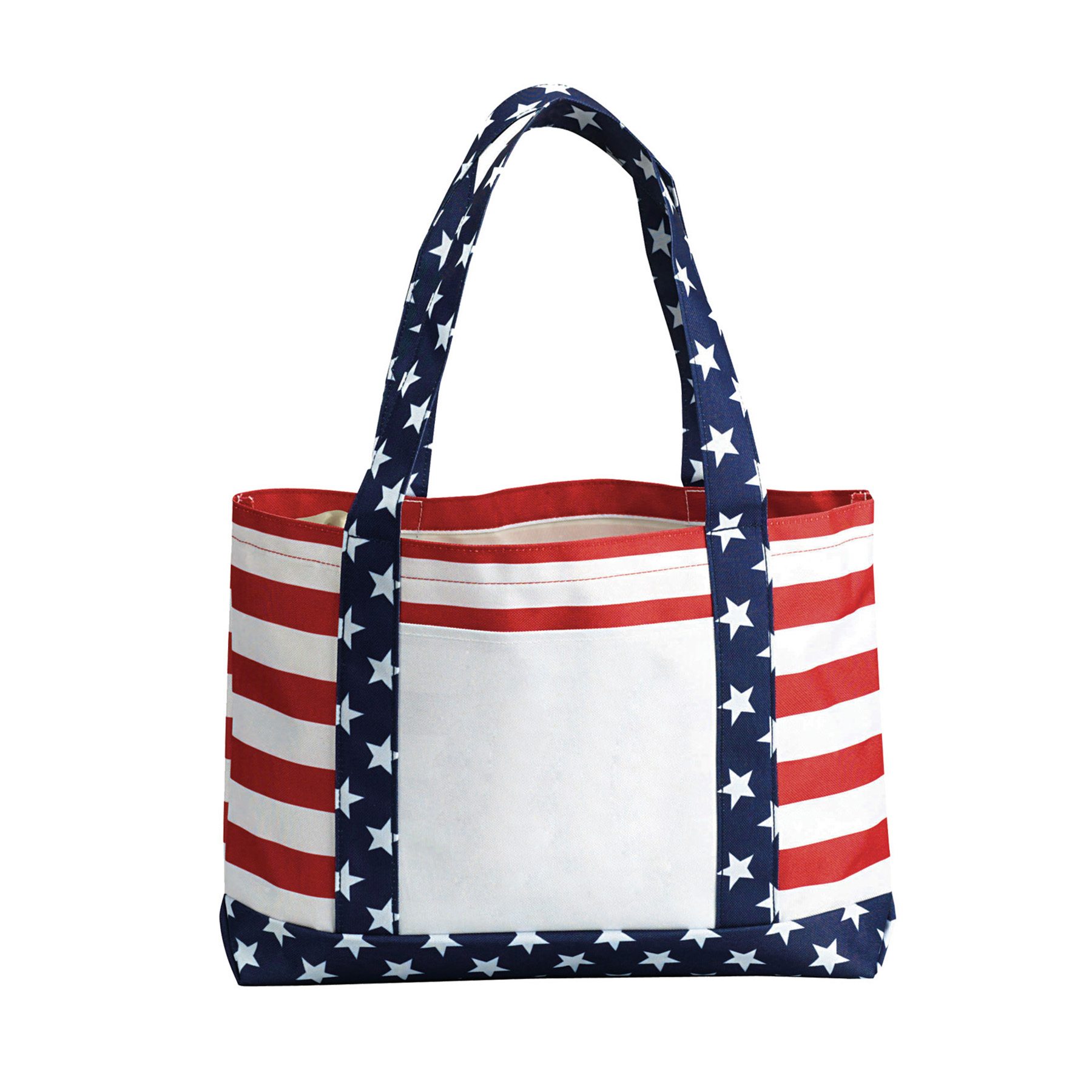 600D Stars & Stripes Patriotic Flag Tote Bag 2
