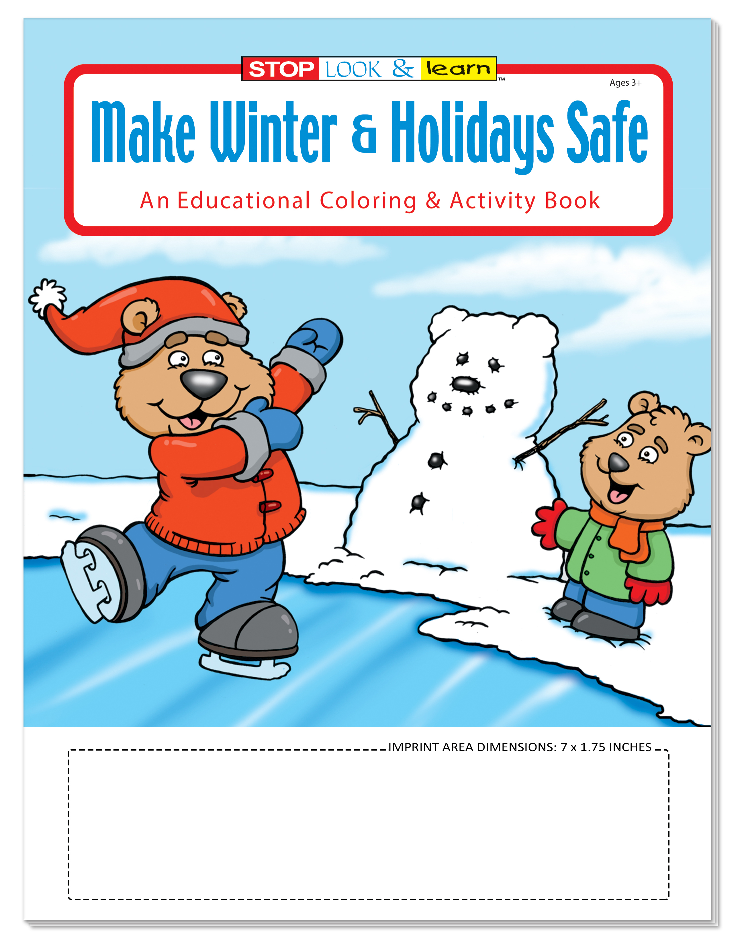 COLORING BOOK - Make Winter and Holidays Safe Coloring & Activity Book 1