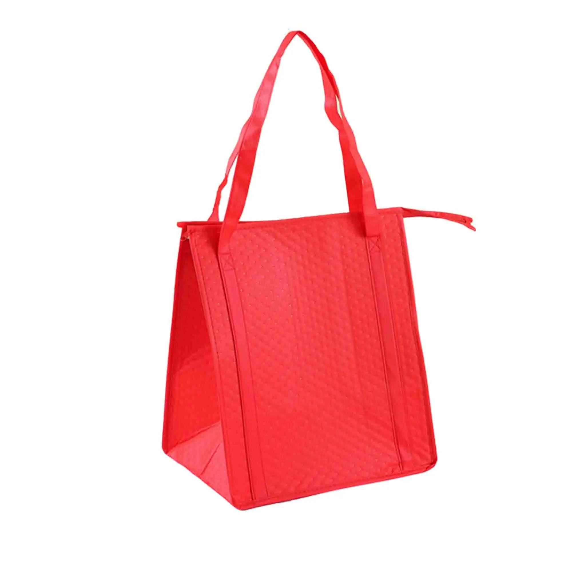 Heavy Duty Insulated Shopping Bag Zipper Lunch Tote 6