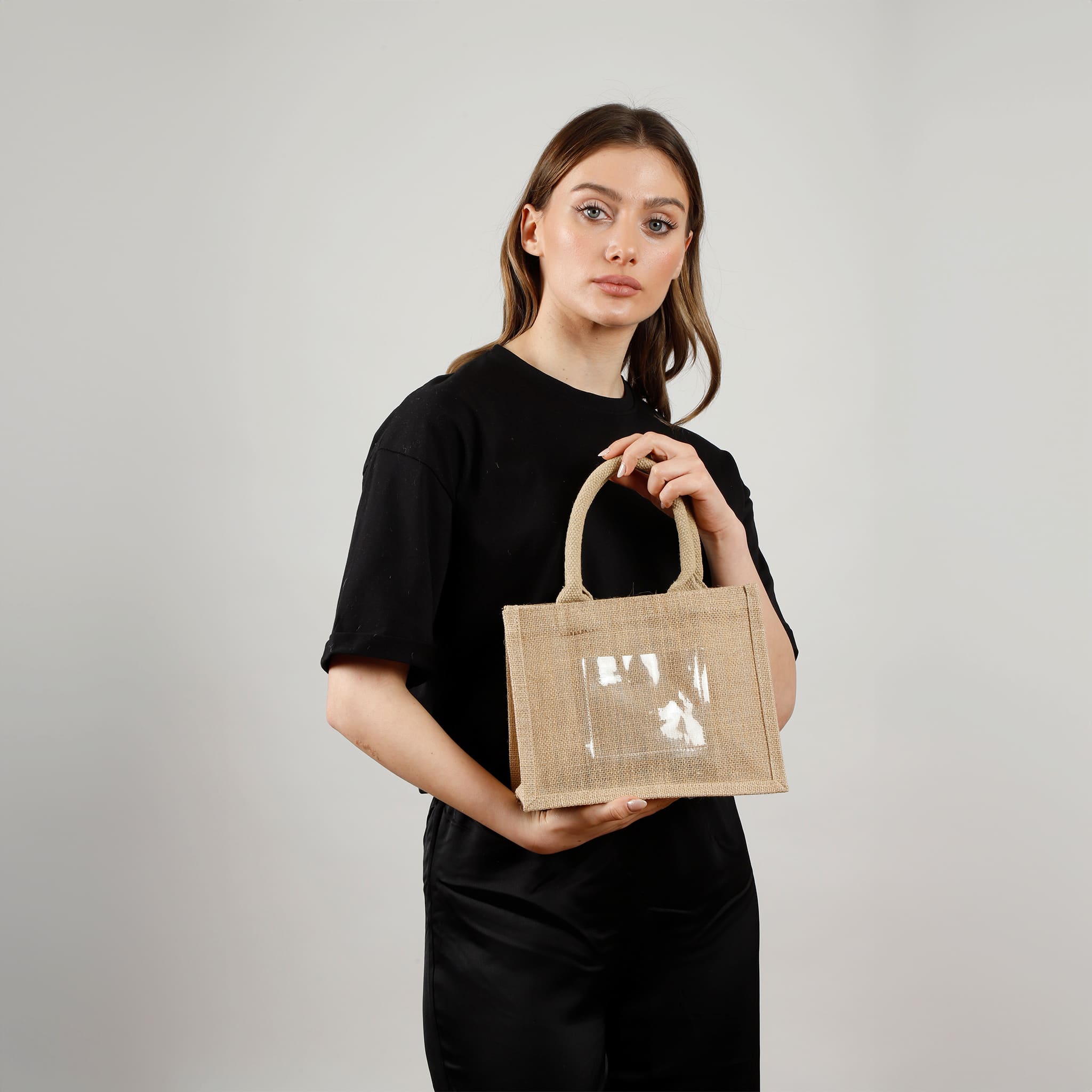 Rustic Wedding Favor Jute Bag 1
