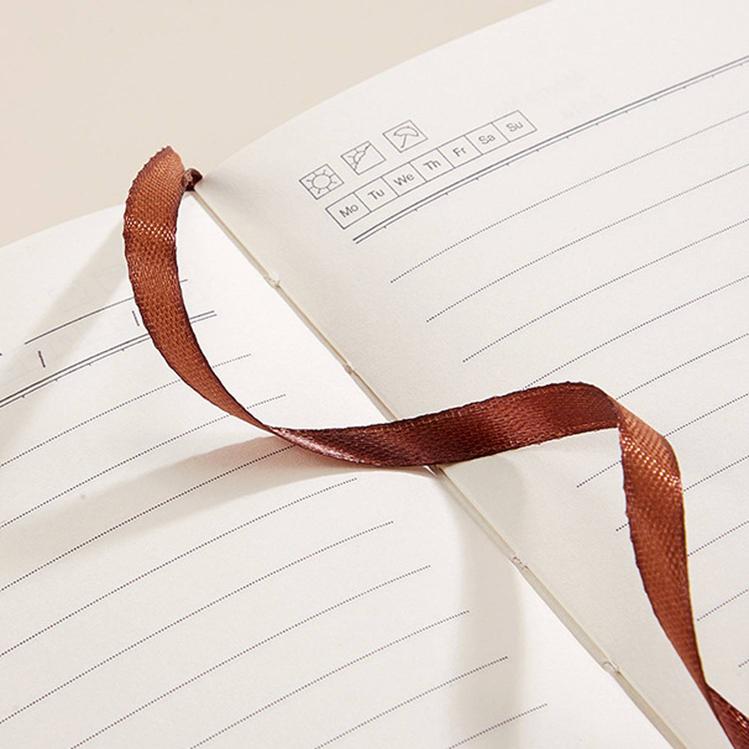 A5 PU Leather Cork Cover Notebook 5