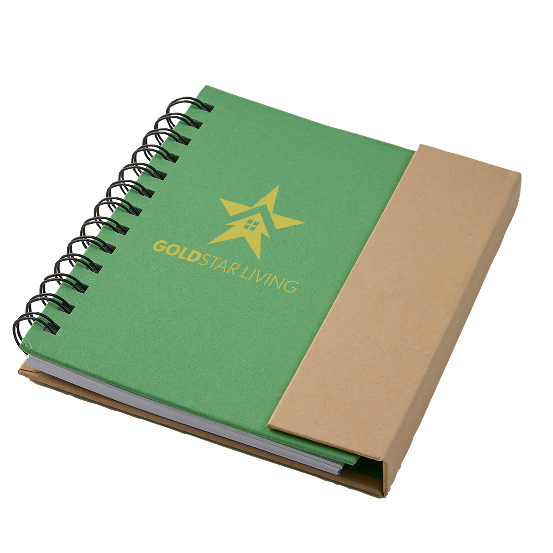 Eco Magnetic Notebook W/ Sticky Notes & Pen 8