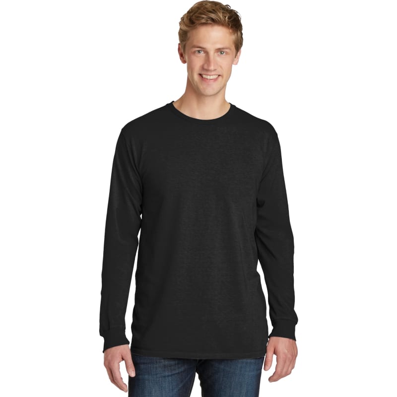 Port & Company Beach Wash Garment-Dyed Long Sleeve Tee 14