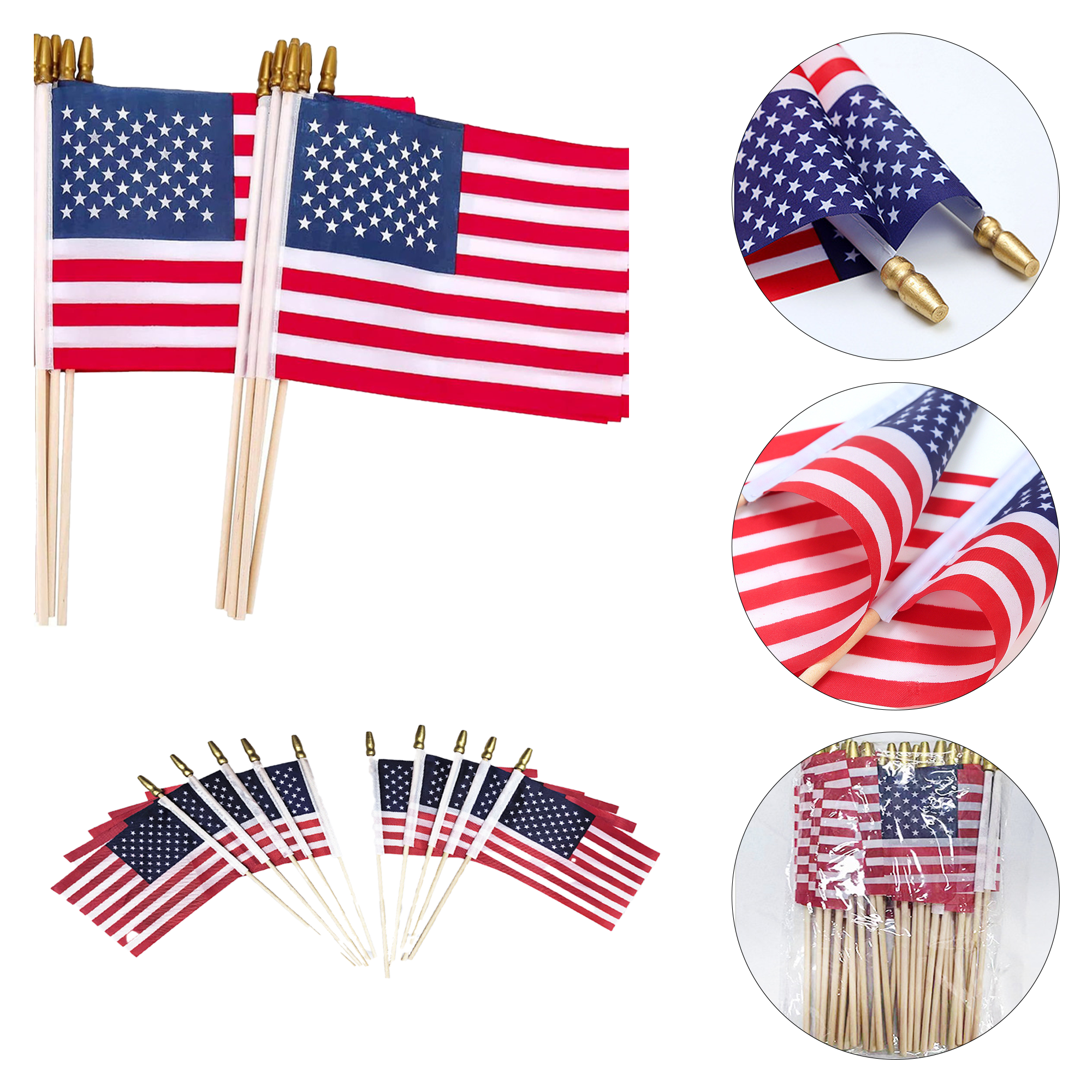 MOQ 100pcs Highly Visible Custom Hand Flags 2