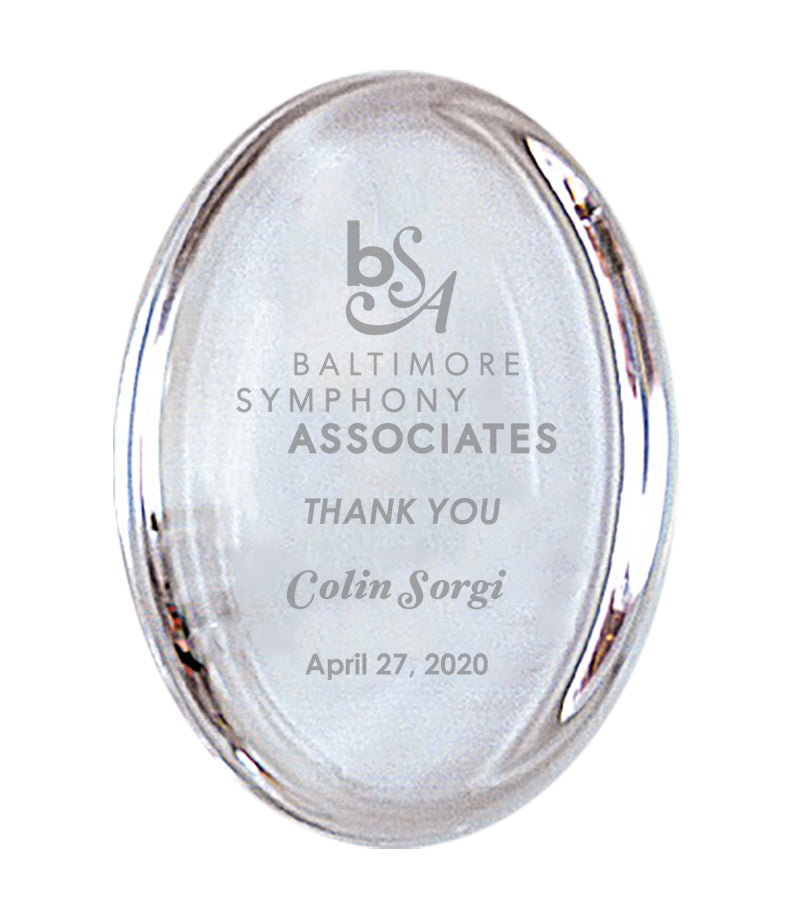 Oval Paperweight 2