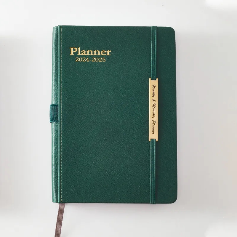 2025-2026 A5 Leather 18 Months Planner Notebook 11