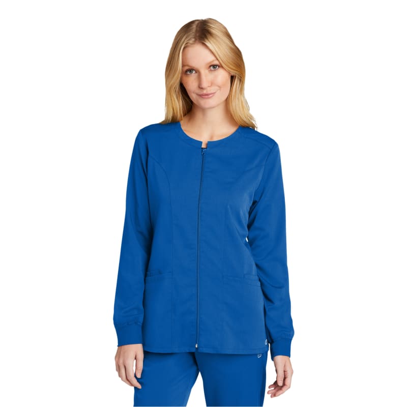 WonderWink Women's Premiere Flex Full-Zip Scrub Jacket 18
