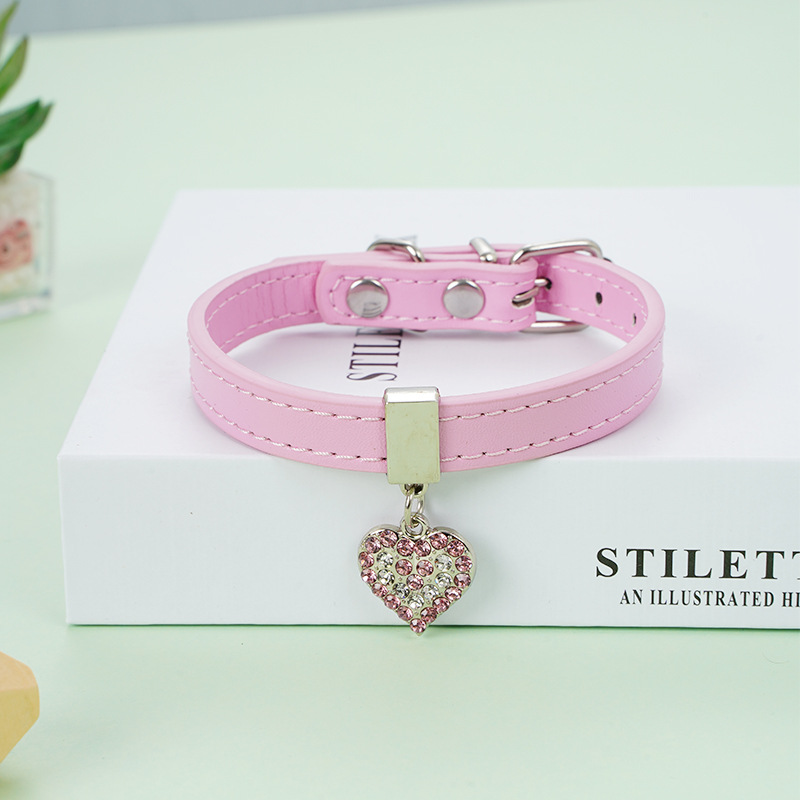 Polyurethane Leather Dog Collar 3