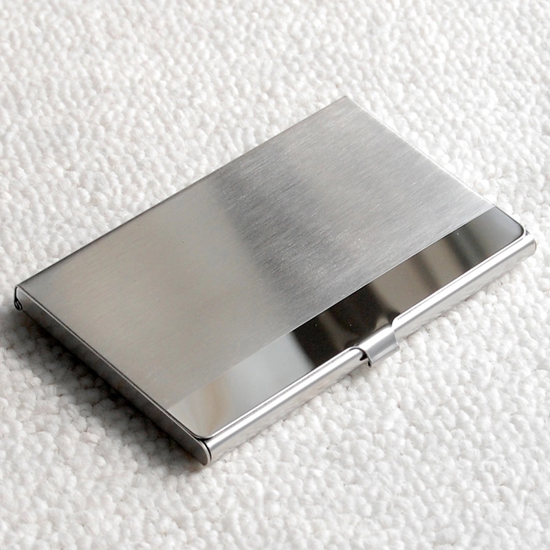 Plain Stainless Steel Business Name Card Holder 8