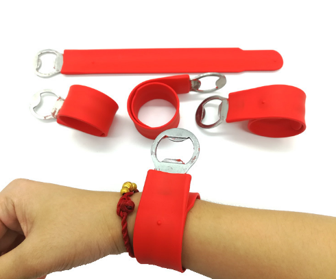 Silicone Slap Ring Bracelet Bottle Opener 2