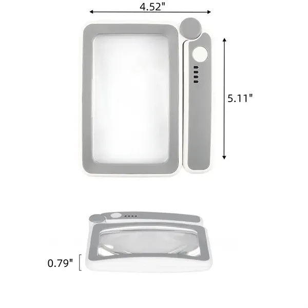 LED Magnifying Glass - Illuminated with Foldable Handle 1