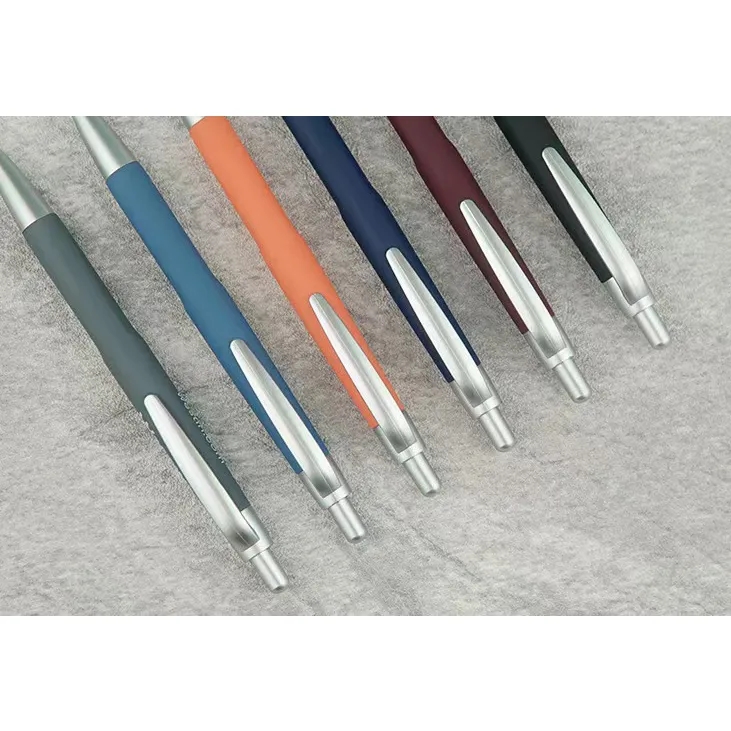 Custom Soft Touch Rubberized Matte Finish Ballpoint Pen 3