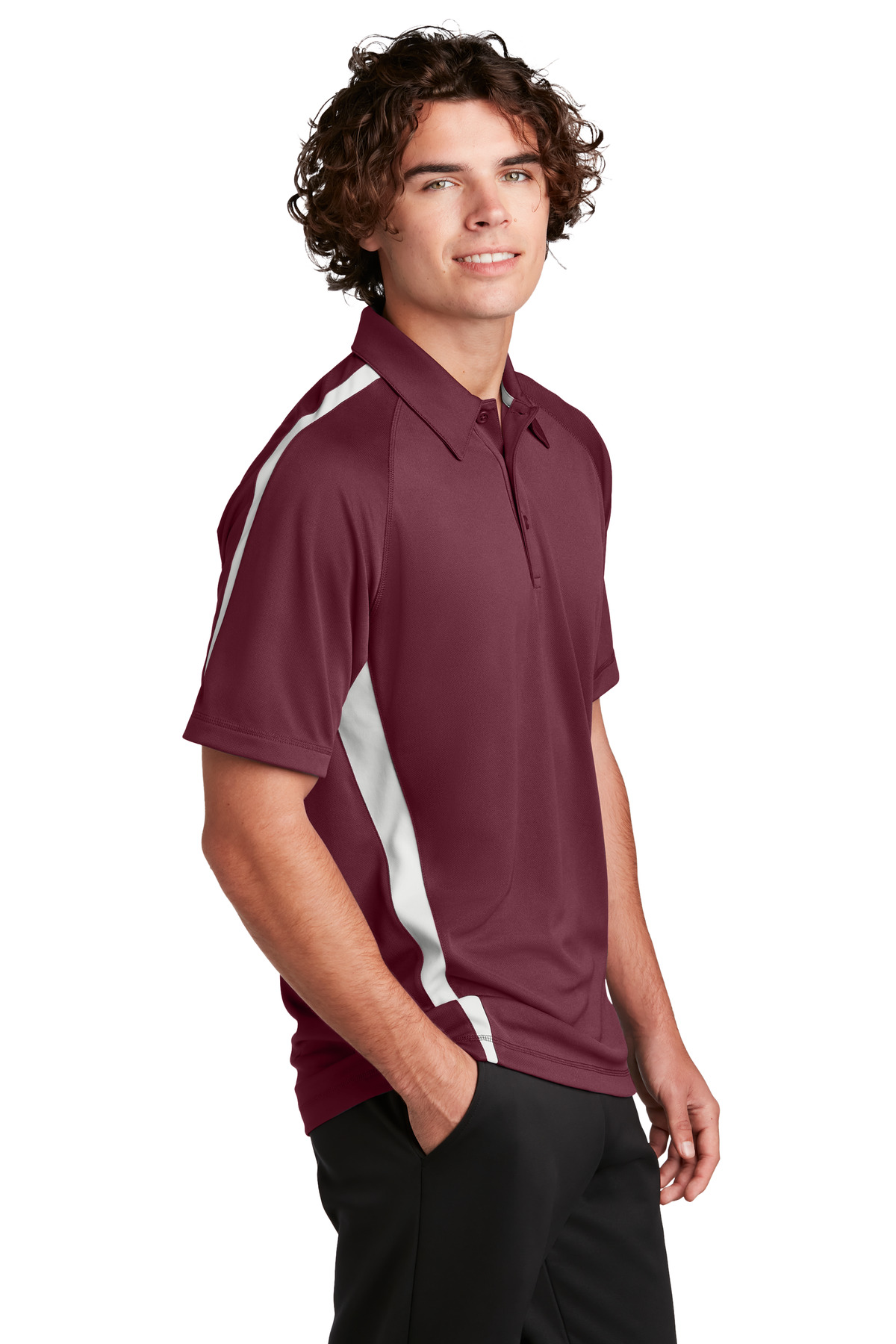 Sport-Tek PosiCharge Micro-Mesh Colorblock Polo. ST685 15