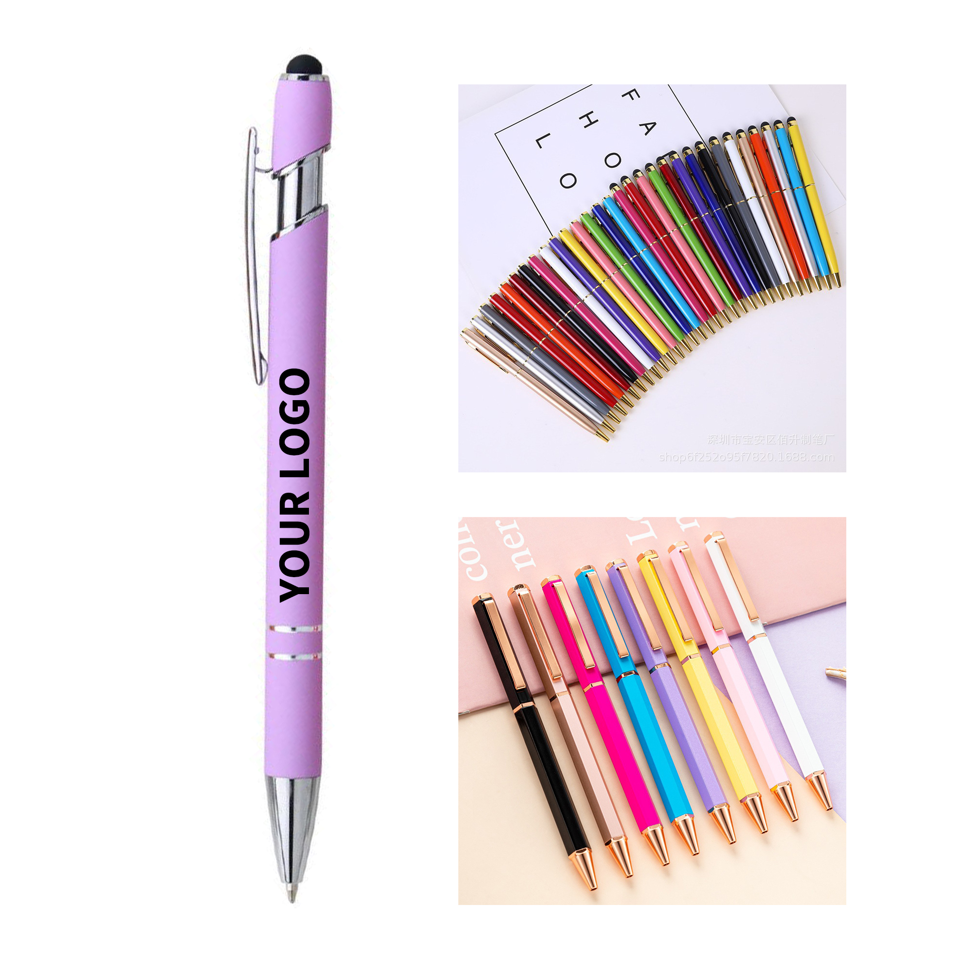 Metal Ballpoint With Capacitive Touch Stylus 76