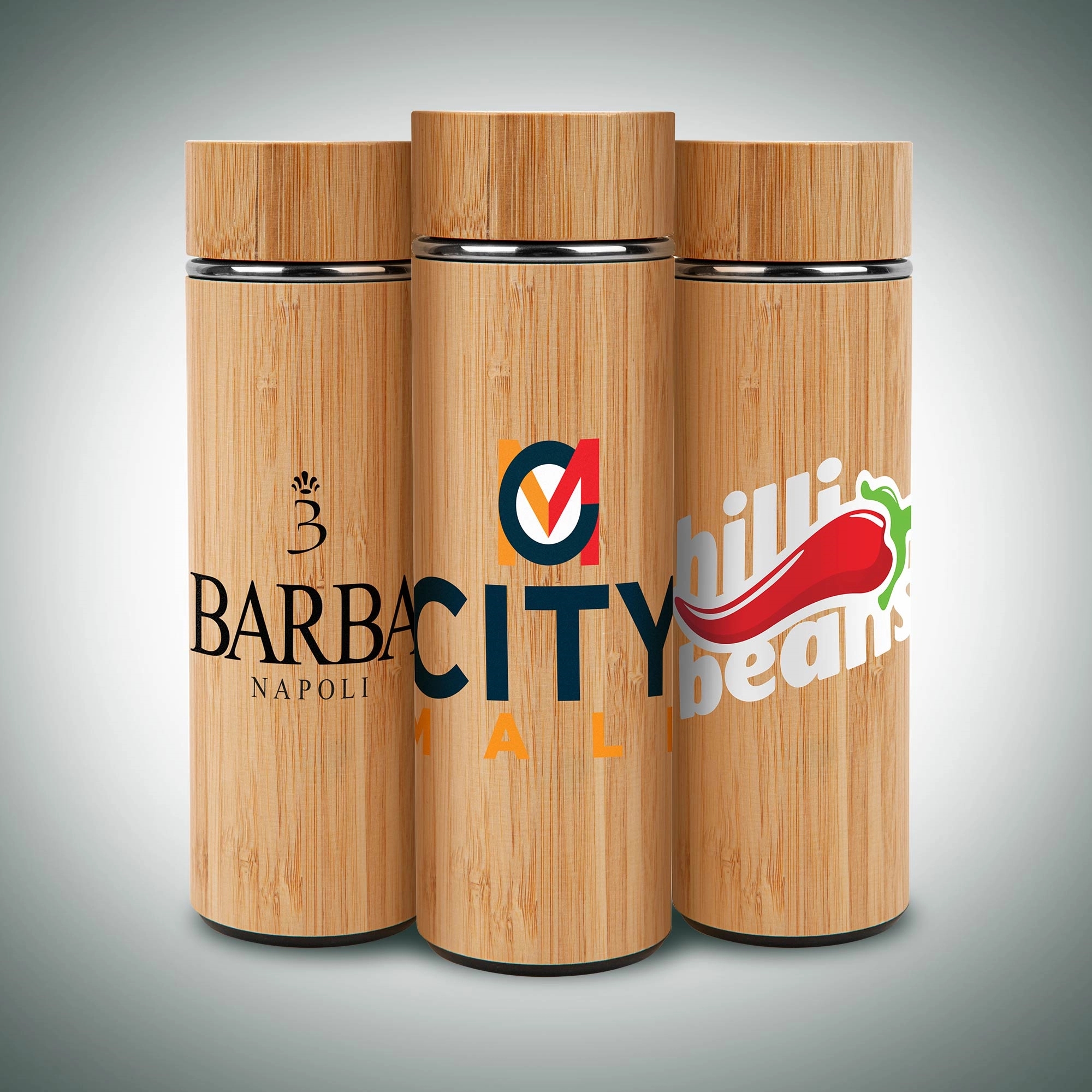 16oz. Vacuum-Sealed Eco Bamboo Bottle 2