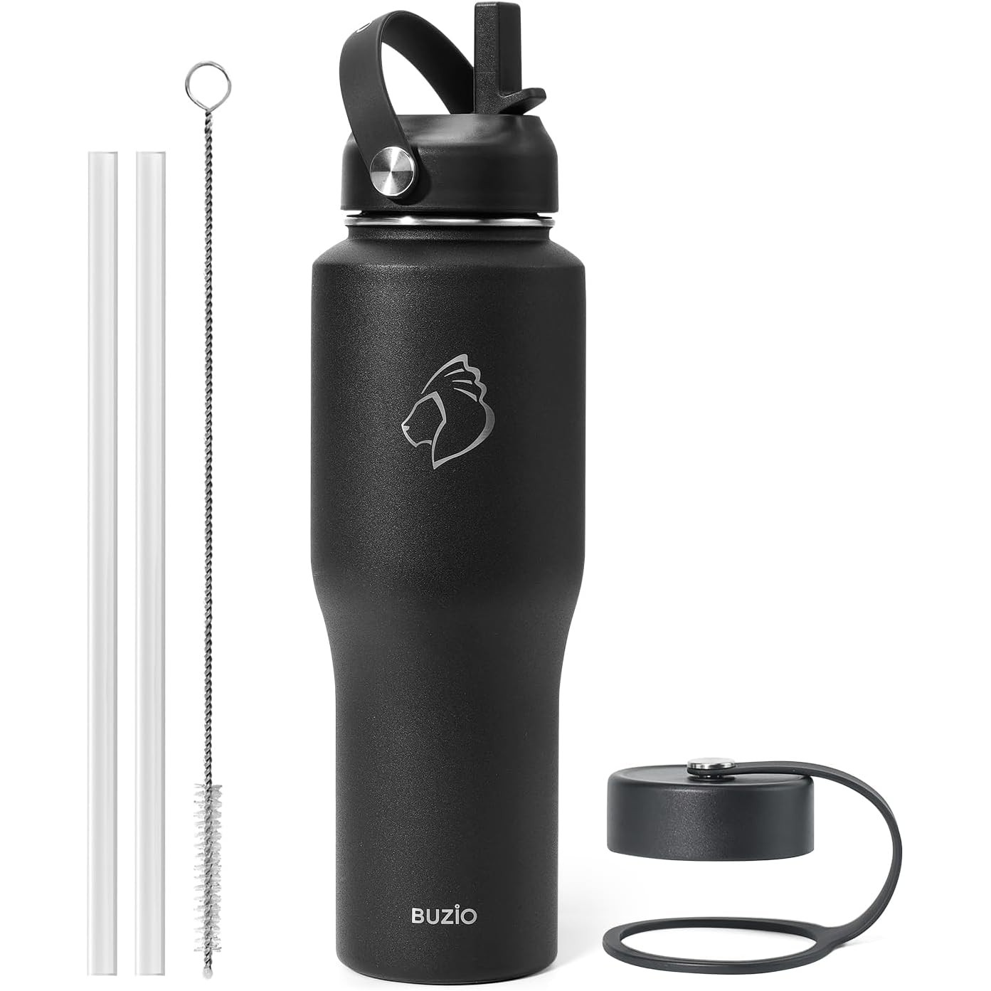 Slim outline w/thermos flask Cap Water Bottle, Double Wall Vacuum Insulated Water Bottle 2